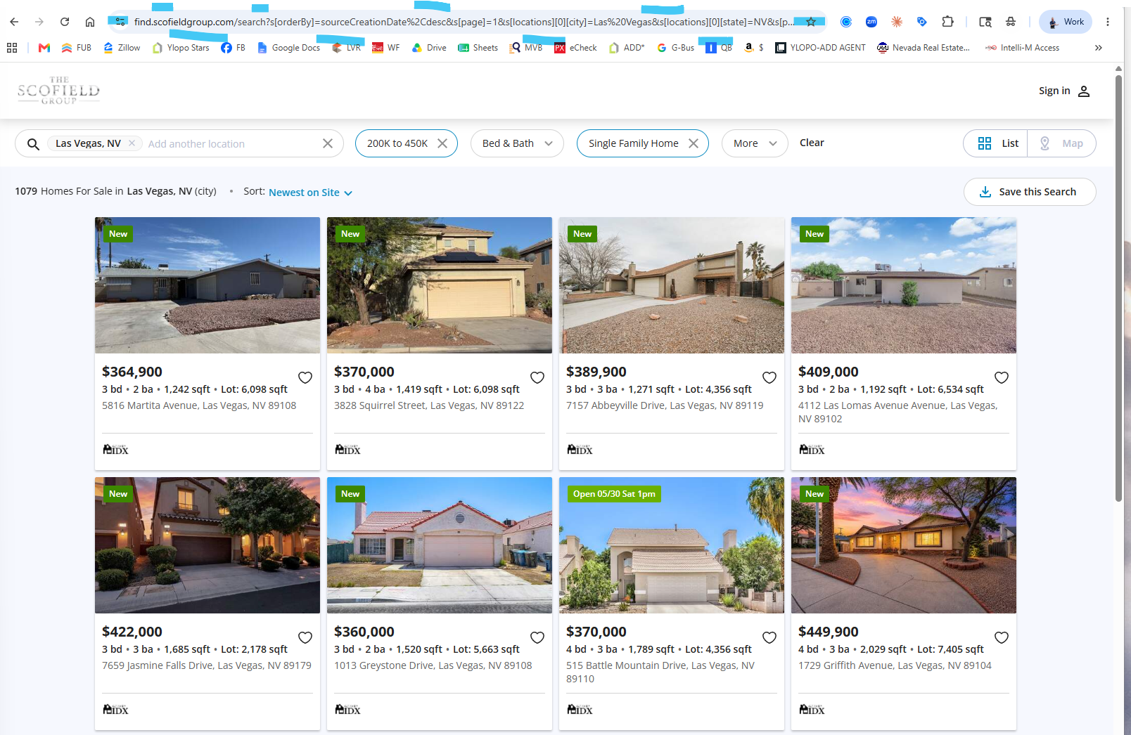 Multiple properties result