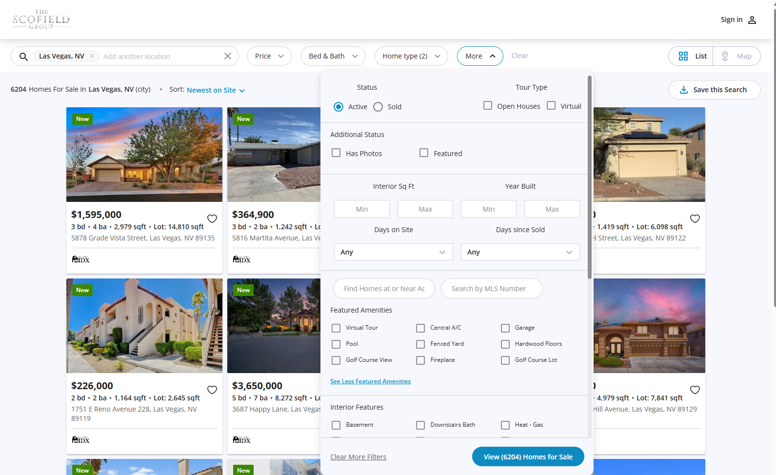 Searching for a specific Sold address